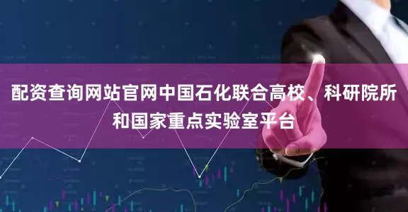 配资查询网站官网中国石化联合高校、科研院所和国家重点实验室平台